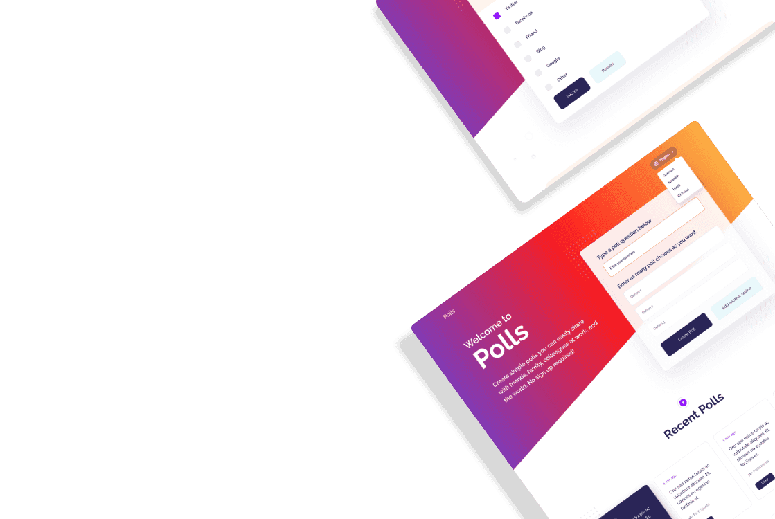 Polls.io Project Showcase